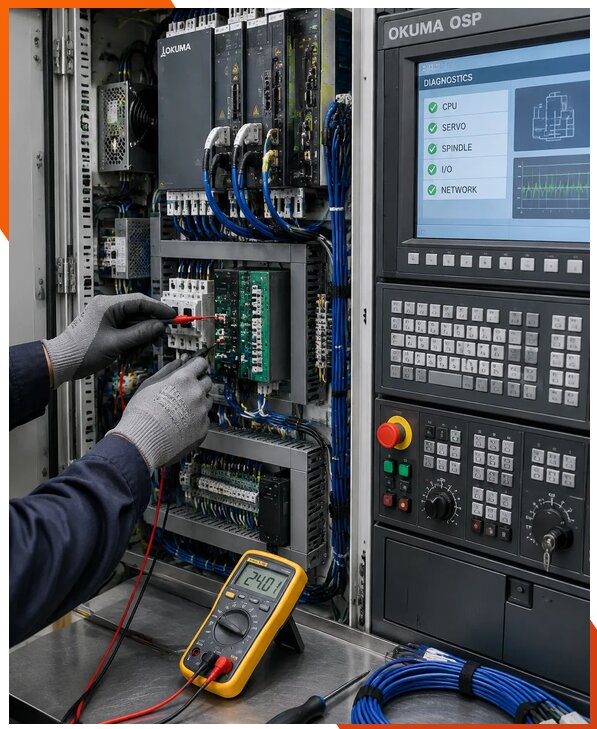 Ремонт систем ЧПУ Okuma OSP в Соликамске